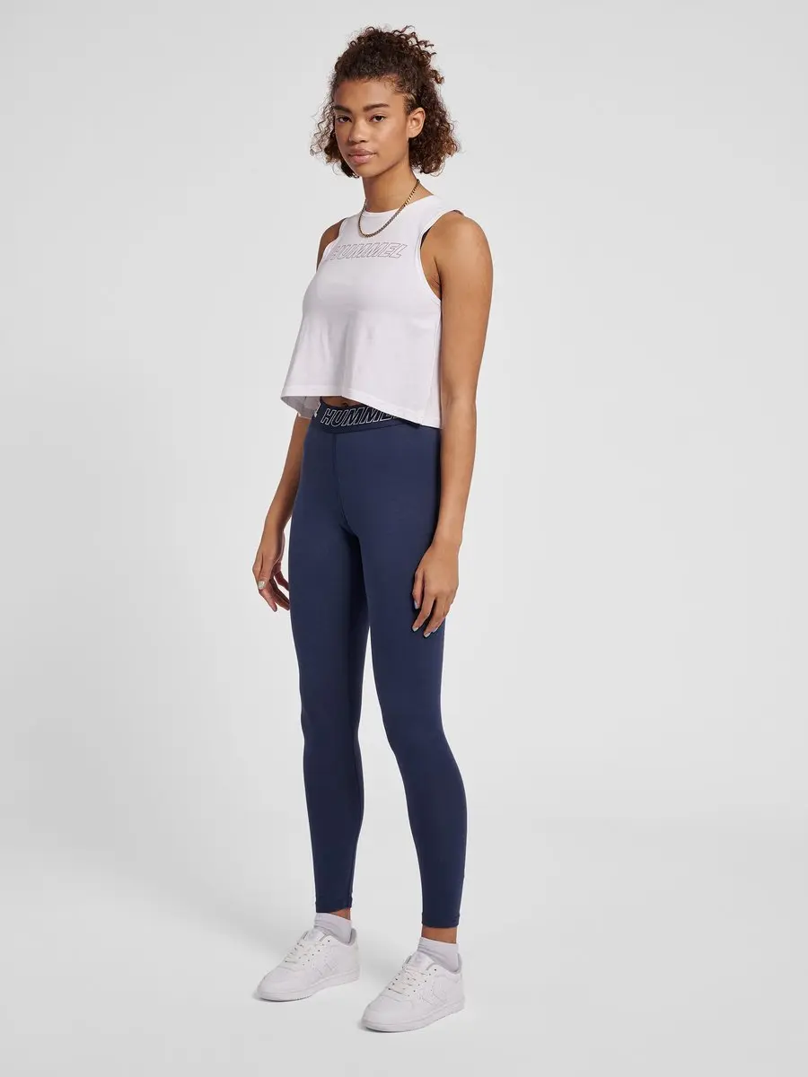 Hummel Maja Katoenen Legging - INSIGNIA BLUE - afbeelding 6 van 6