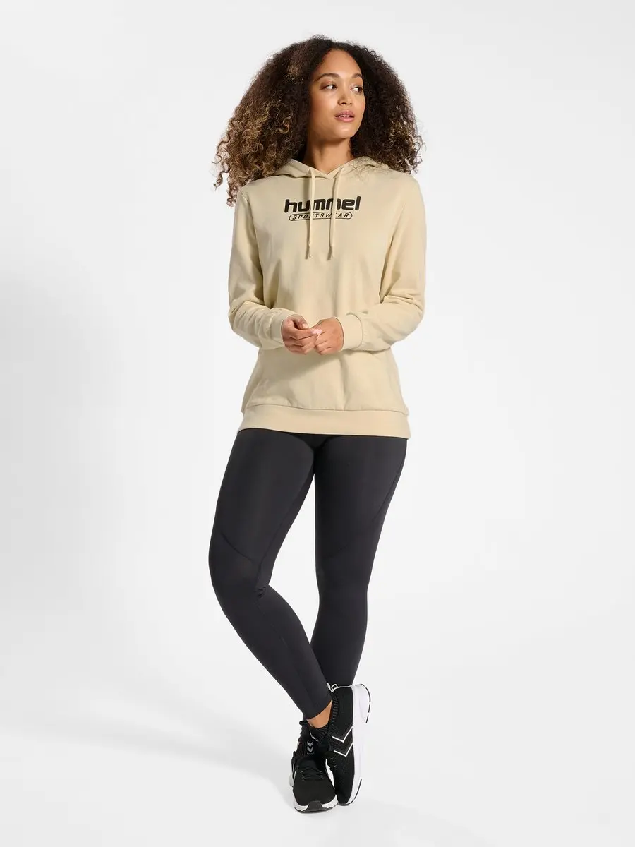 Hummel Booster Woman Hoodie - XS - Wood Ash - afbeelding 6 van 6