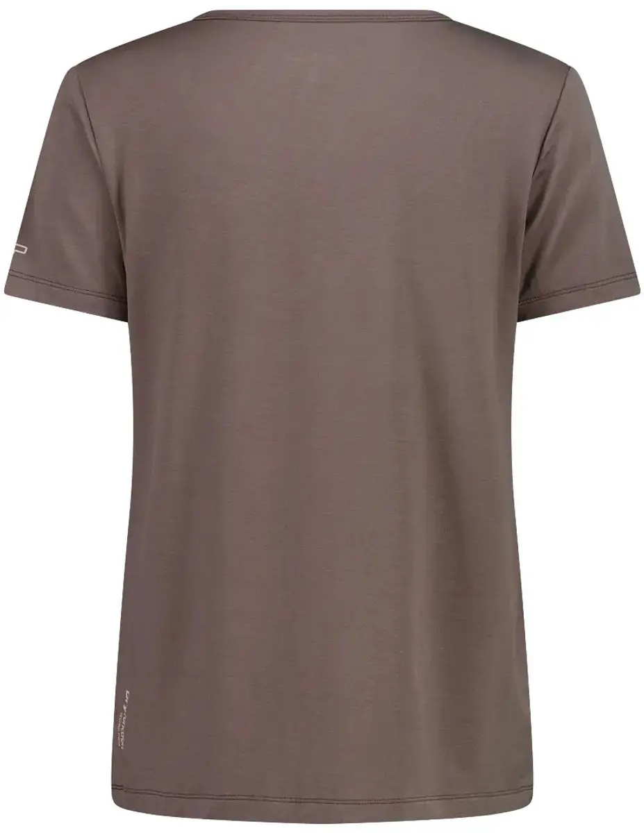 CMP Bamboo Bloemdruk Shirt - 3XL - Toffee - afbeelding 2 van 2