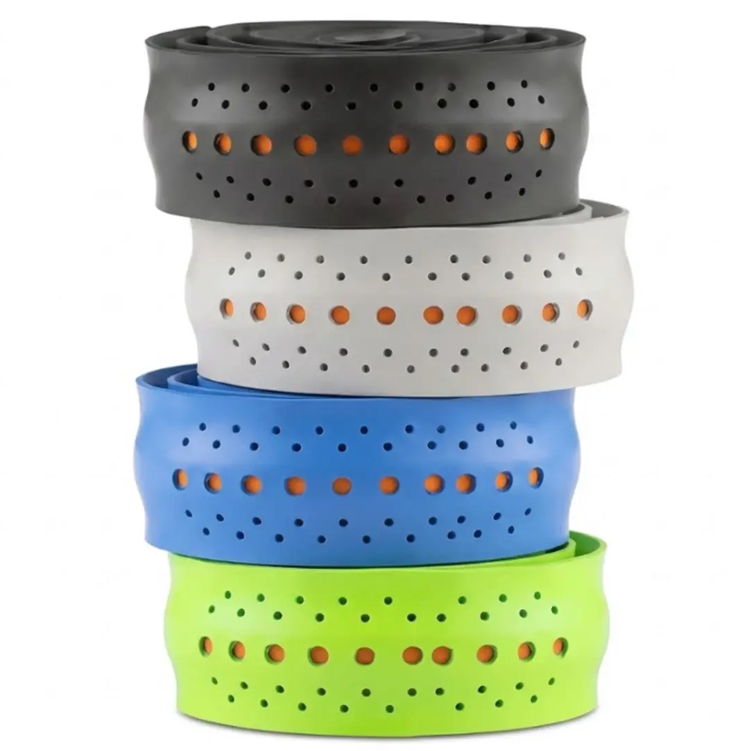 Zwarte, witte en blauwe badminton en tennis grip unisex