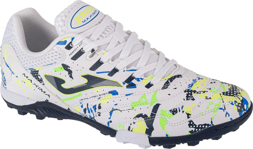 Joma Maxima 24 MAXS TF, Mannen, Wit, Voetbalschoenen, maat: 44