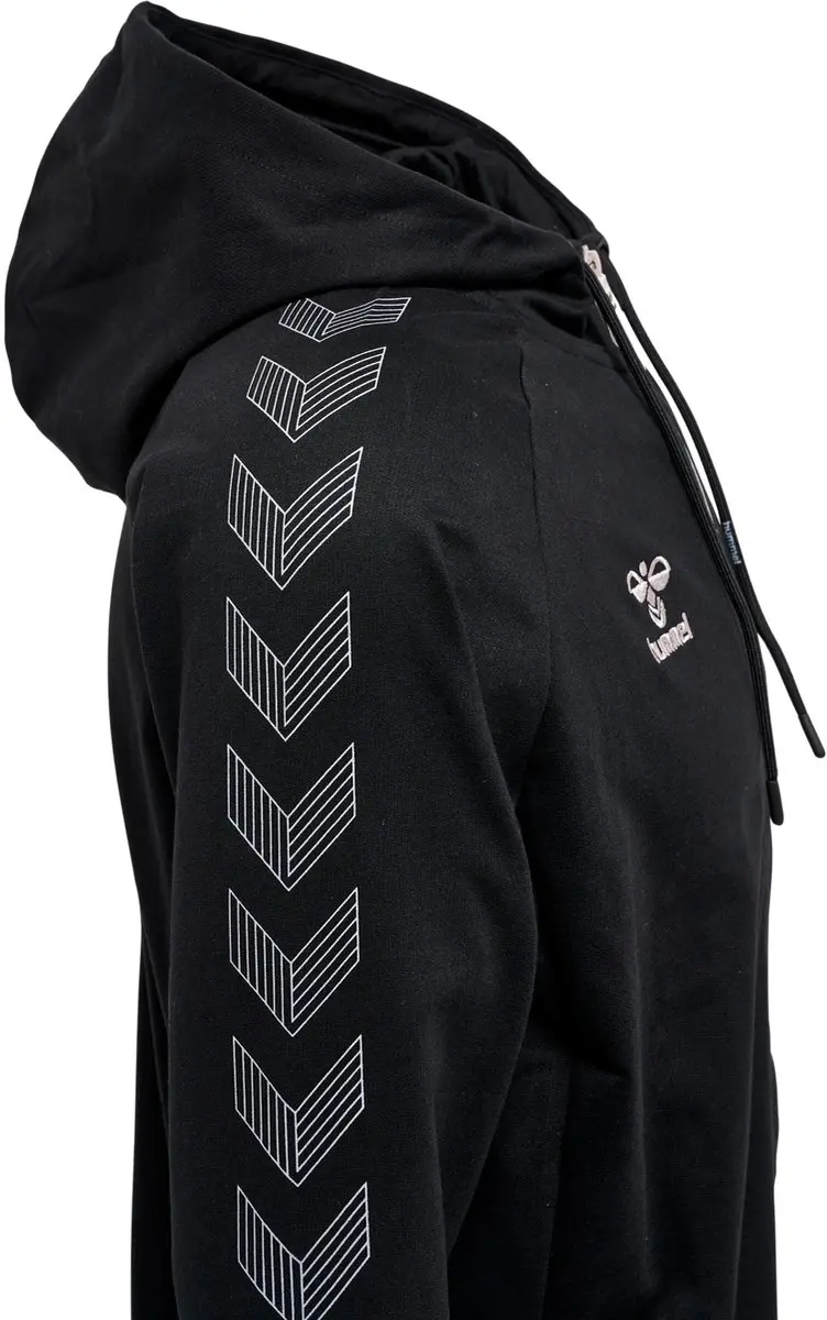 Hummel Move Grid Zip Hoodie Dames - Zwart - afbeelding 2 van 6