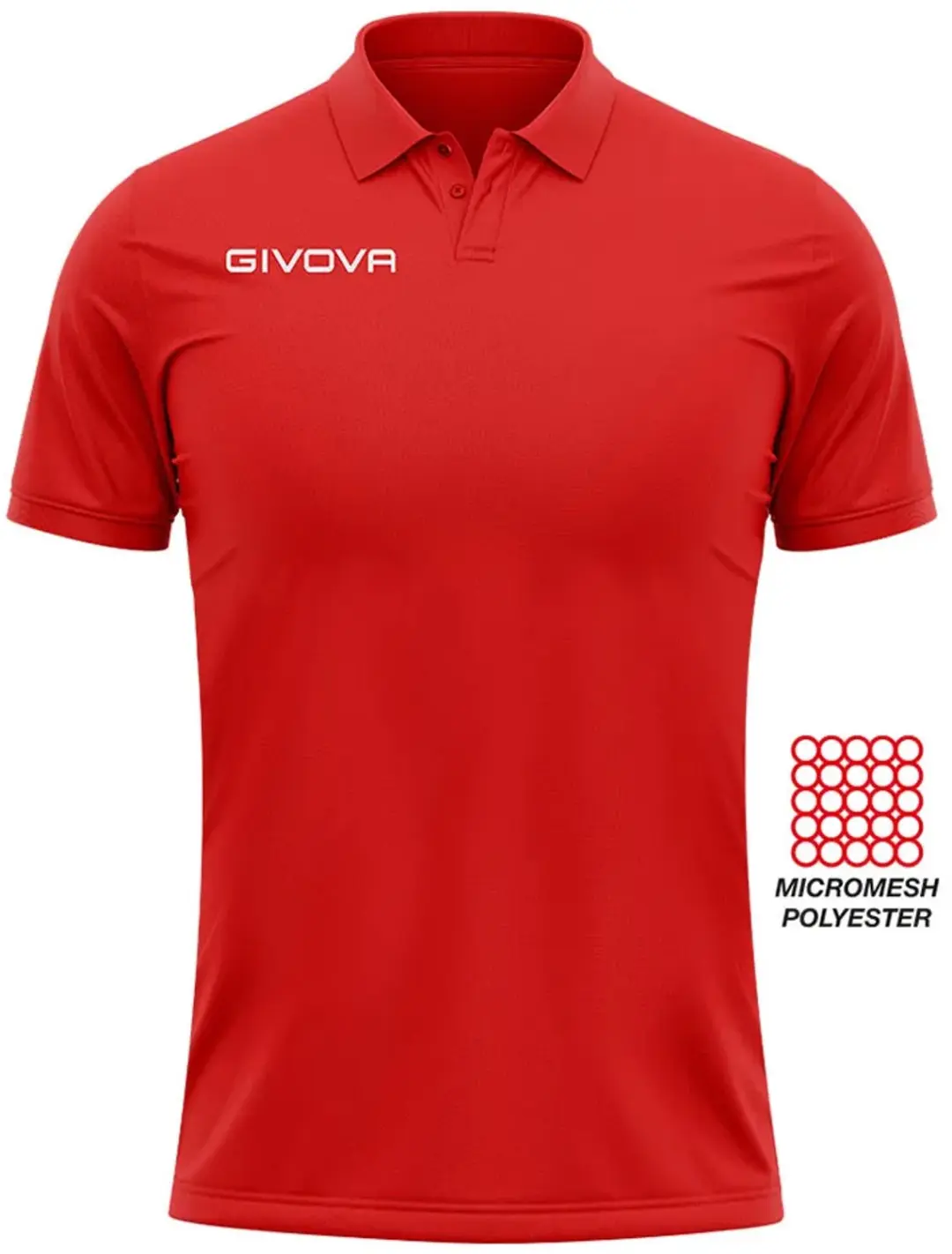 Givova Pocket Polo - Rood XL - afbeelding 2 van 3