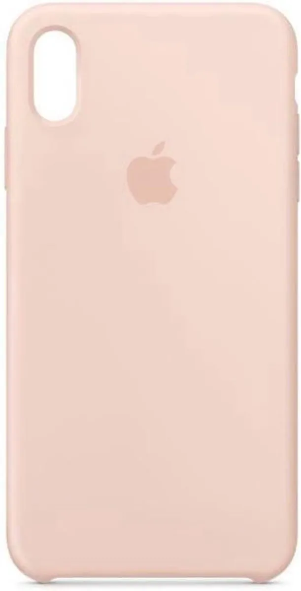 Apple iPhone XS Max Siliconen Back Cover - Roze MTFD2ZM/A