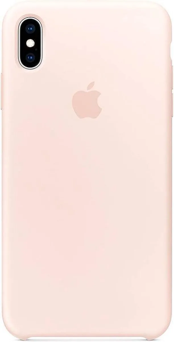 Apple iPhone XS Max Siliconen Back Cover - Roze MTFD2ZM/A