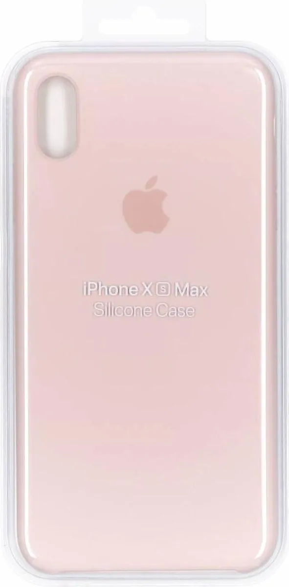 Apple iPhone XS Max Siliconen Back Cover - Roze MTFD2ZM/A - afbeelding 6 van 6