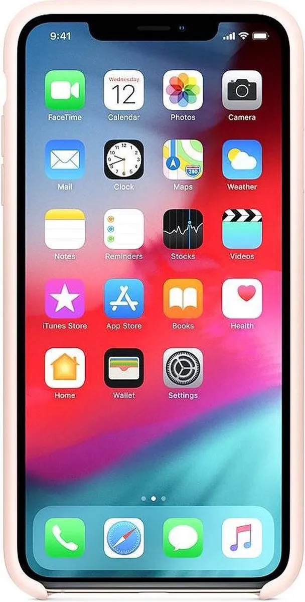 Apple iPhone XS Max Siliconen Back Cover - Roze MTFD2ZM/A