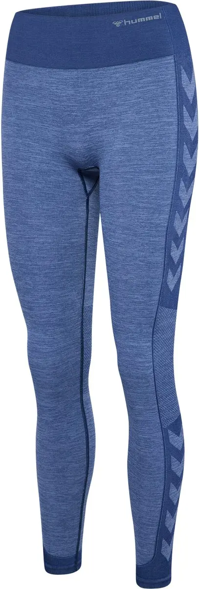 Hummel MT Shine Seamless Leggings - XS - Indigo Melange - afbeelding 2 van 6
