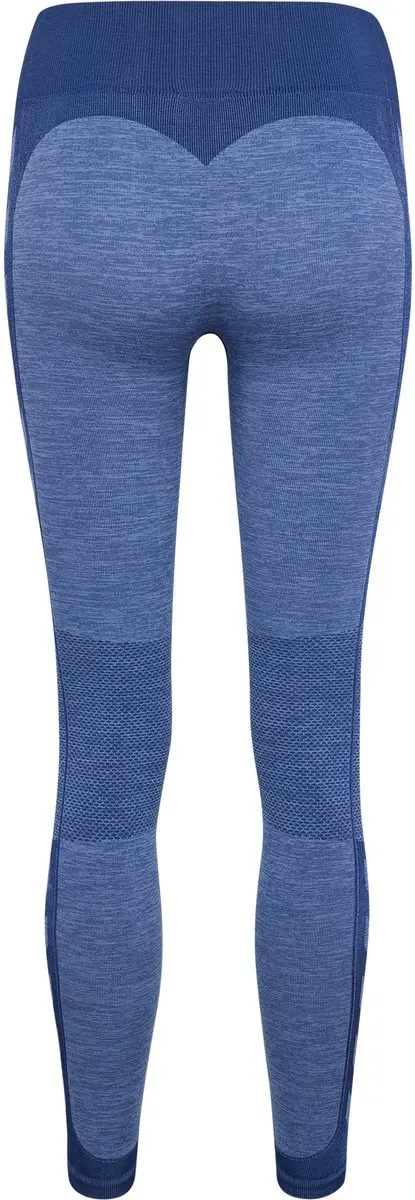 Hummel MT Shine Seamless Leggings - XS - Indigo Melange - afbeelding 3 van 6
