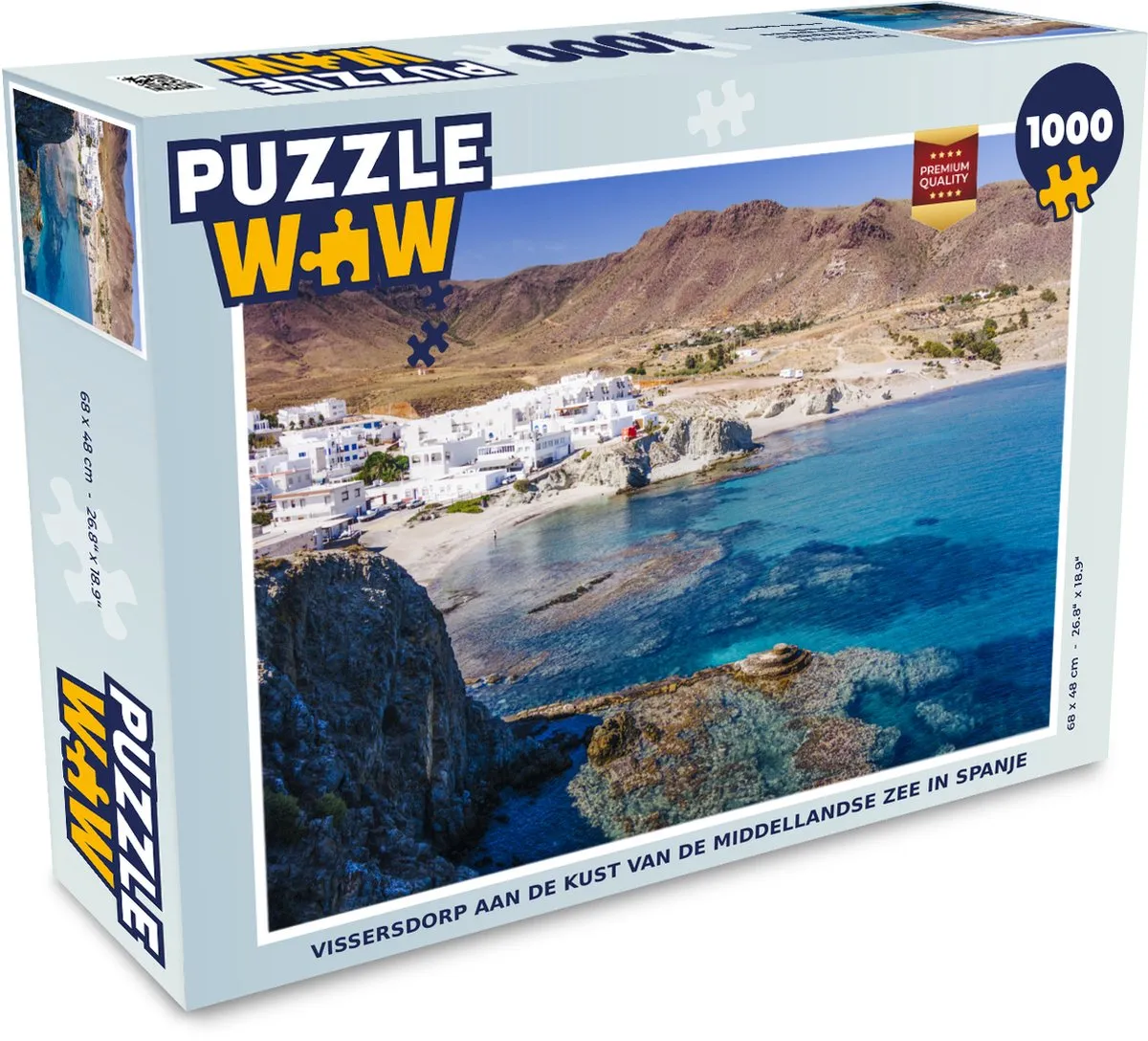 PuzzleWow Legpuzzel Spanje Vissen Zee 1000 Stuks