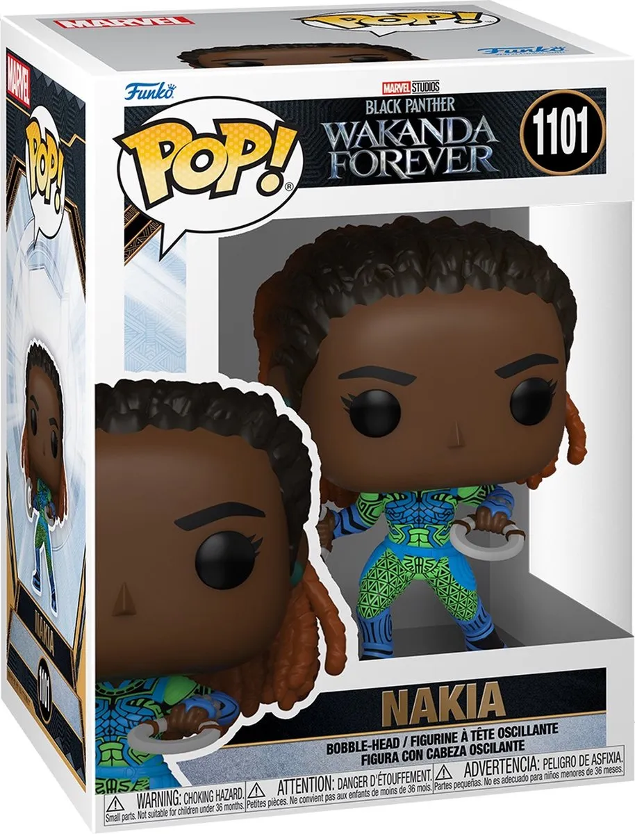 Funko Black Panther Verzamelfiguur Marvel POP! Wakanda Forever Nakia 9 cm Multicolours