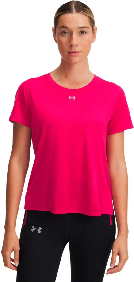 Under Armour Trail Run T-shirt Met Korte Mouwen Roze M Vrouw