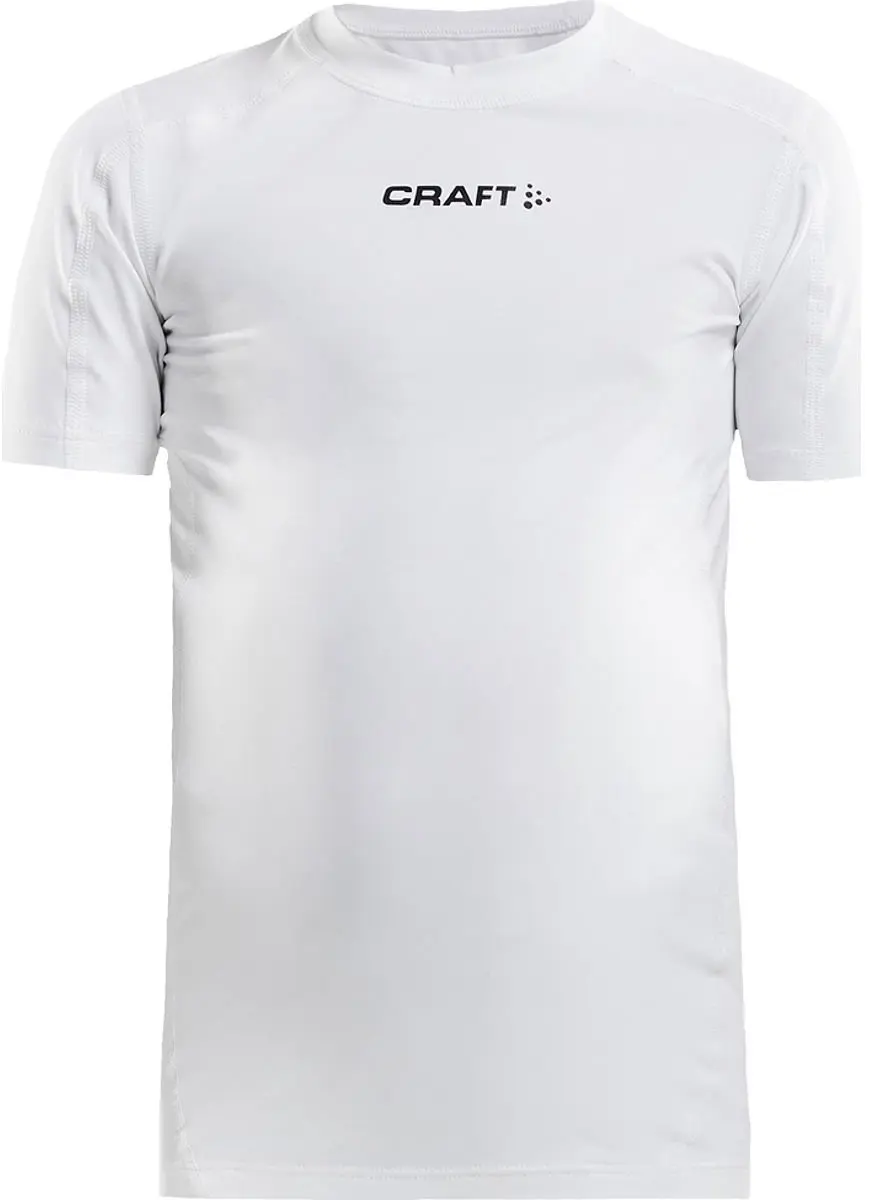 Craft Pro Control Compression Shirt Kinderen - Wit | Maat: 146/152