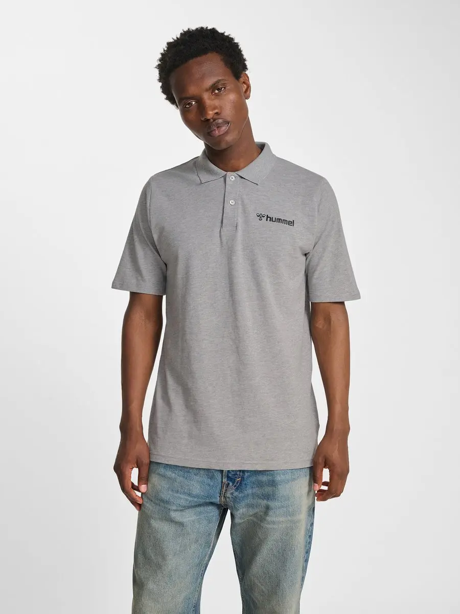 Hummel Mover Polo - Grijs Melange - afbeelding 5 van 6