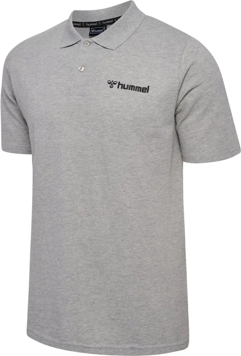Hummel Mover Polo - Grijs Melange - afbeelding 2 van 6