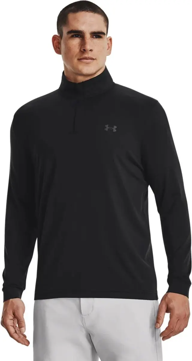 Under Armour Playoff 1/4 Zip-Black / / Jet Gray