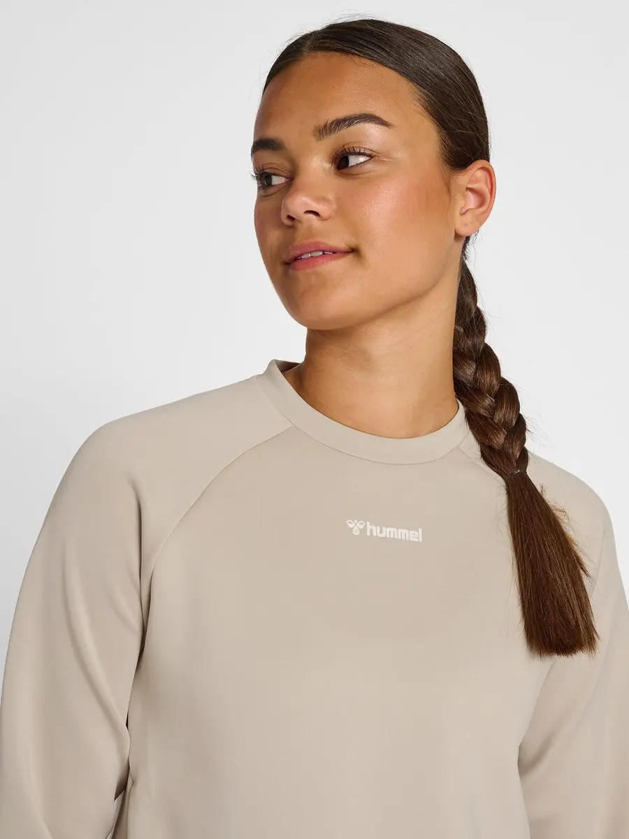 Hummel MT Kalu Kort Dames Sweatshirt - Chateau Gray - afbeelding 6 van 6
