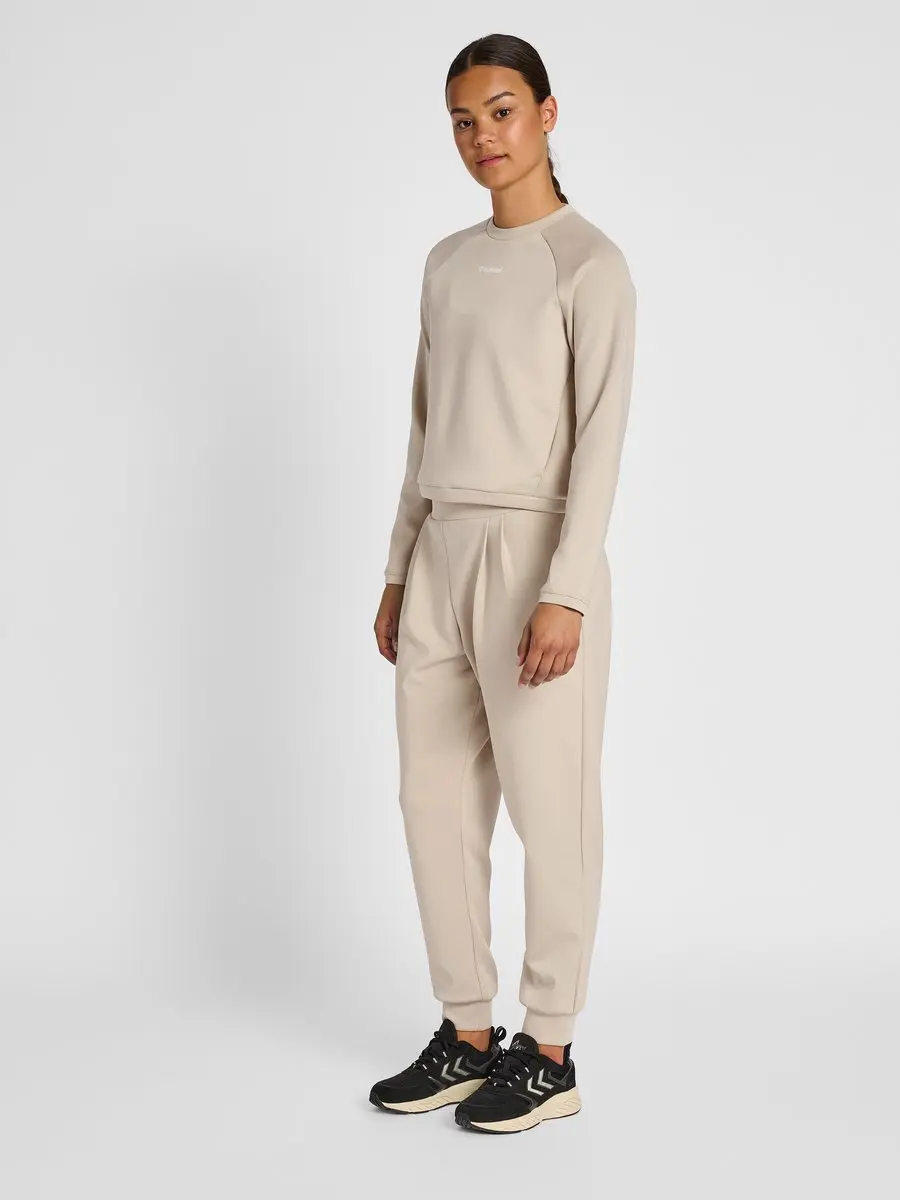 Hummel MT Kalu Kort Dames Sweatshirt - Chateau Gray - afbeelding 5 van 6