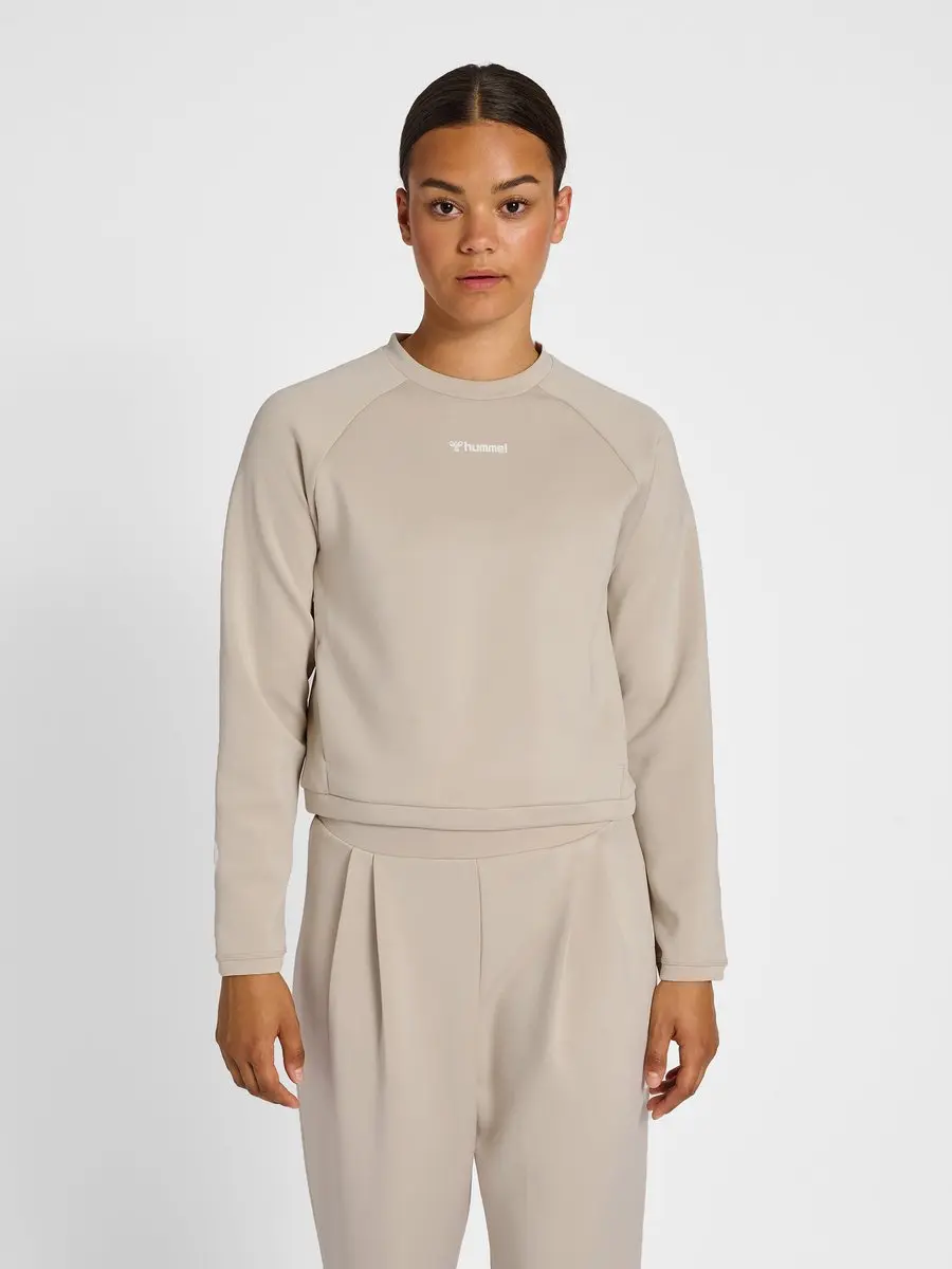 Hummel MT Kalu Kort Dames Sweatshirt - Chateau Gray - afbeelding 4 van 6