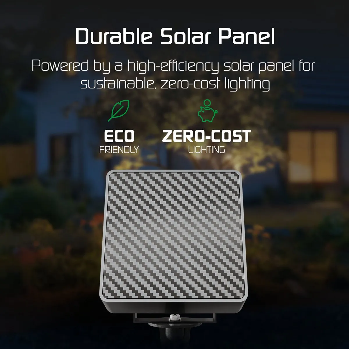 LEDVION LED Solar Prikspots 3000K - Zwart