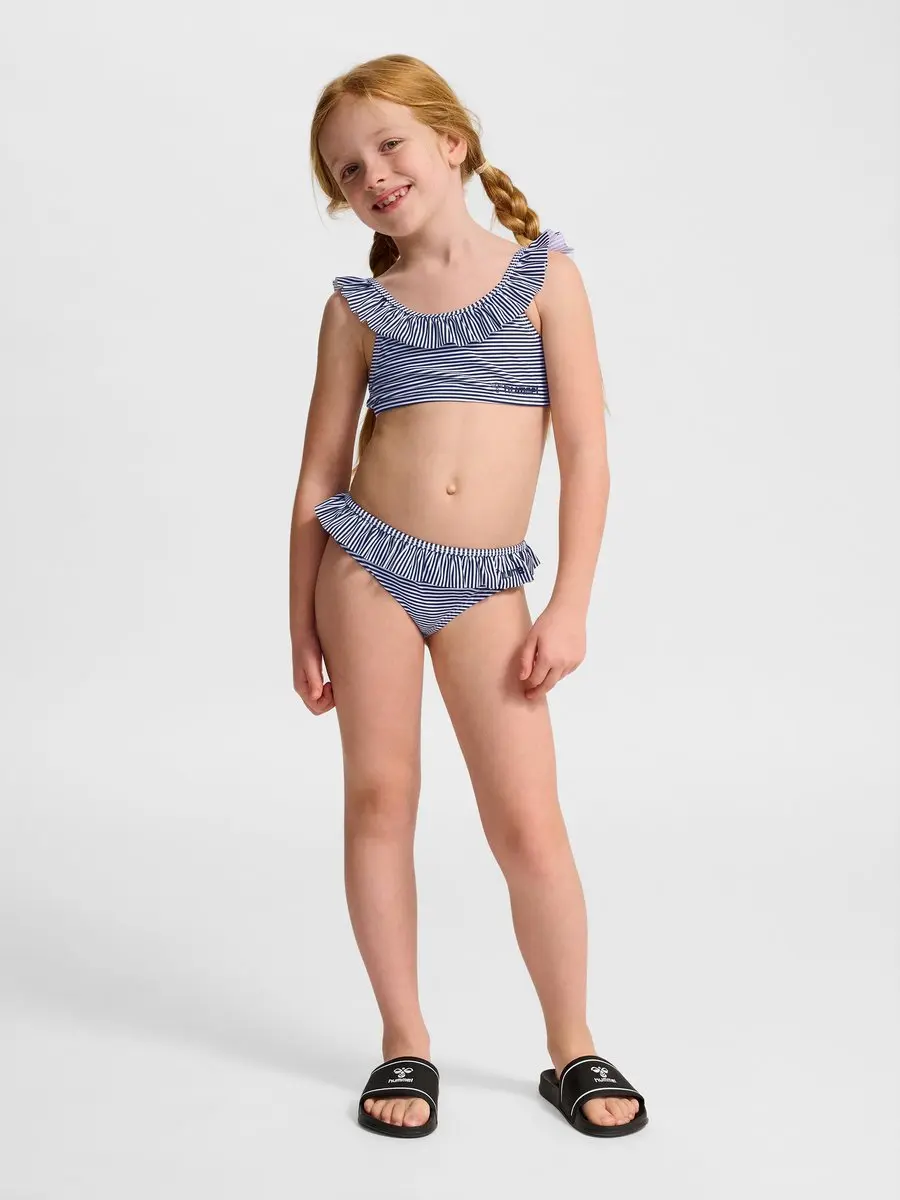 Hummel Frilli Bikini - Meisjes 104 - Navy Blazer/Wit - afbeelding 3 van 6
