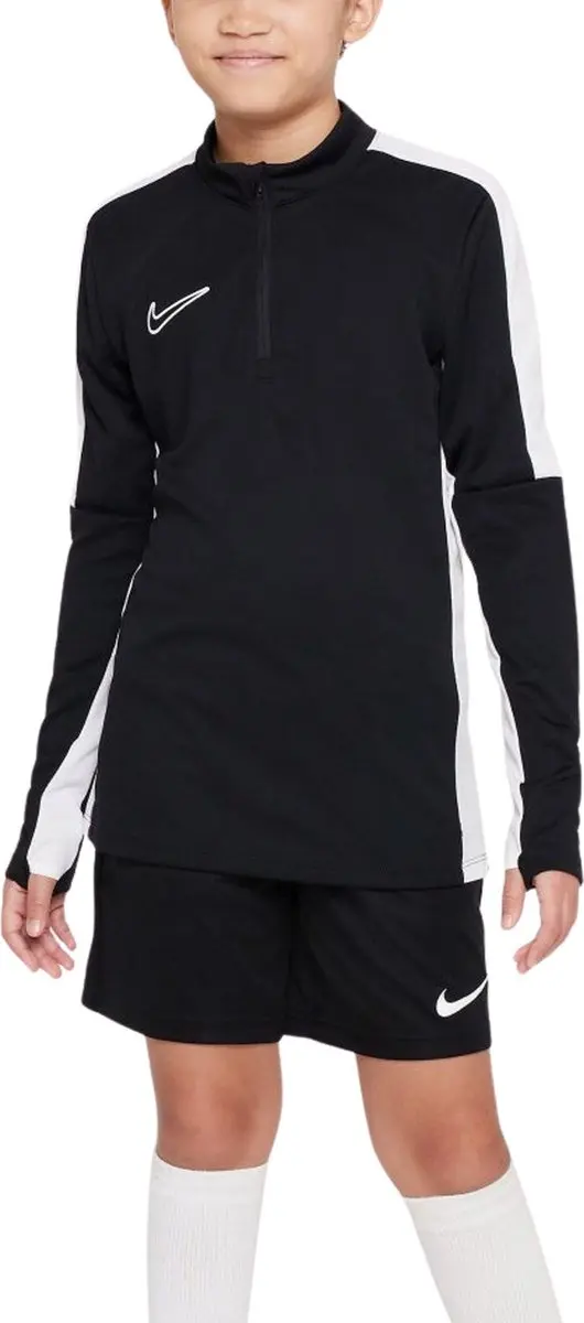 Nike Dri-FIT Academy 23 Trainingssweater Junior 158 - Zwart/Wit - afbeelding 4 van 6