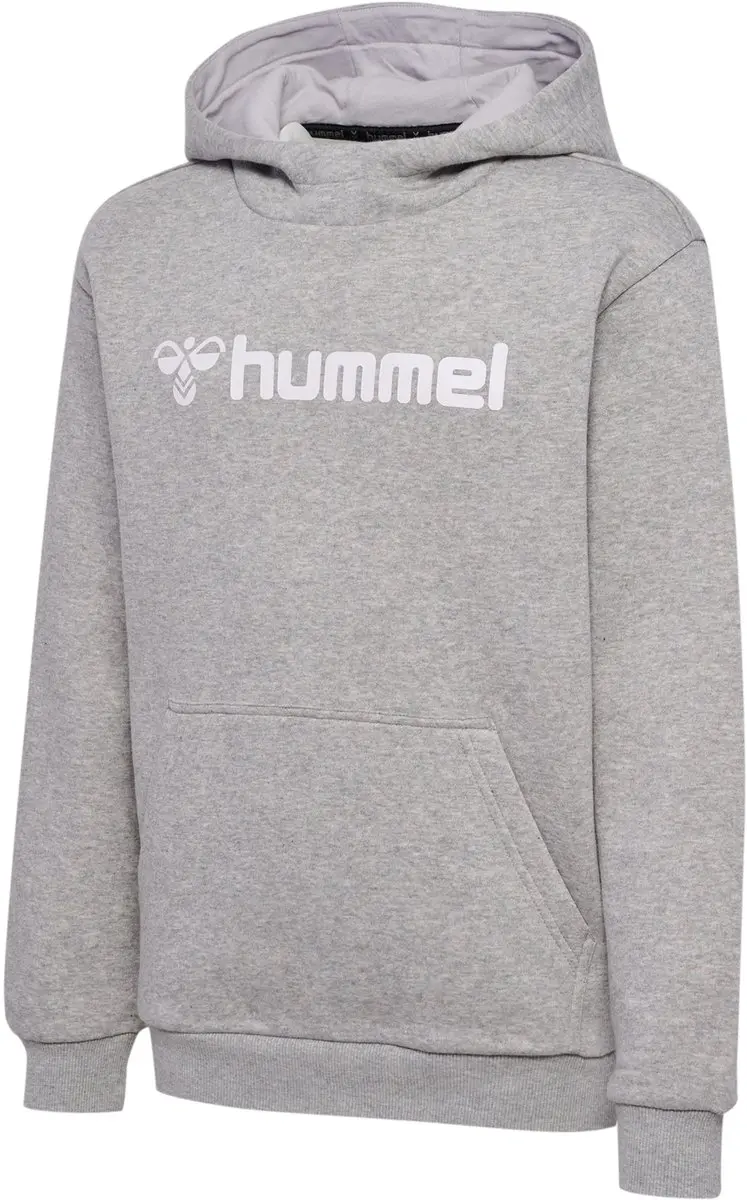 Hummel Mover Cotton Hoodie Kids - Grijs melange - afbeelding 2 van 6
