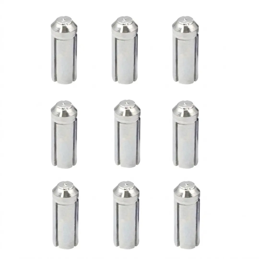 Zilverkleurige dart flight beschermers aluminium 9 stuks darts accessoires fligh