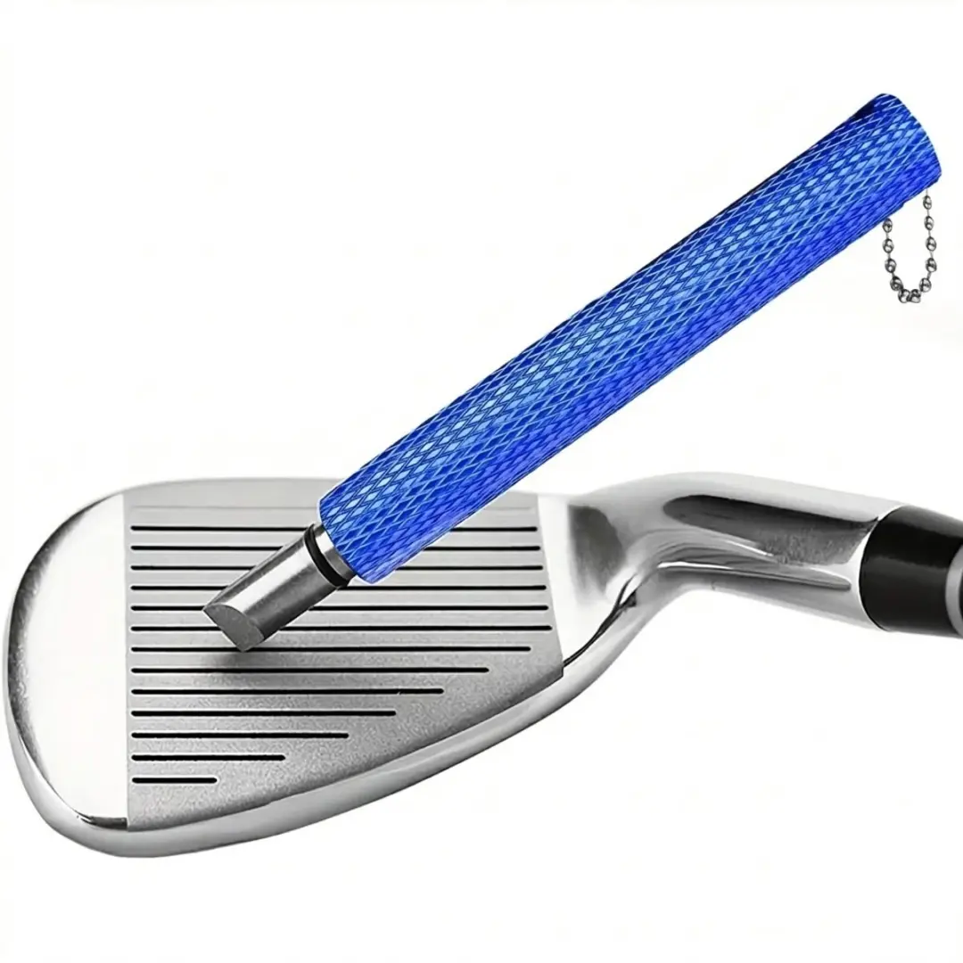 Blauwe golf schoonmaak groefreiniger golf club groefslijper unisex met antislip