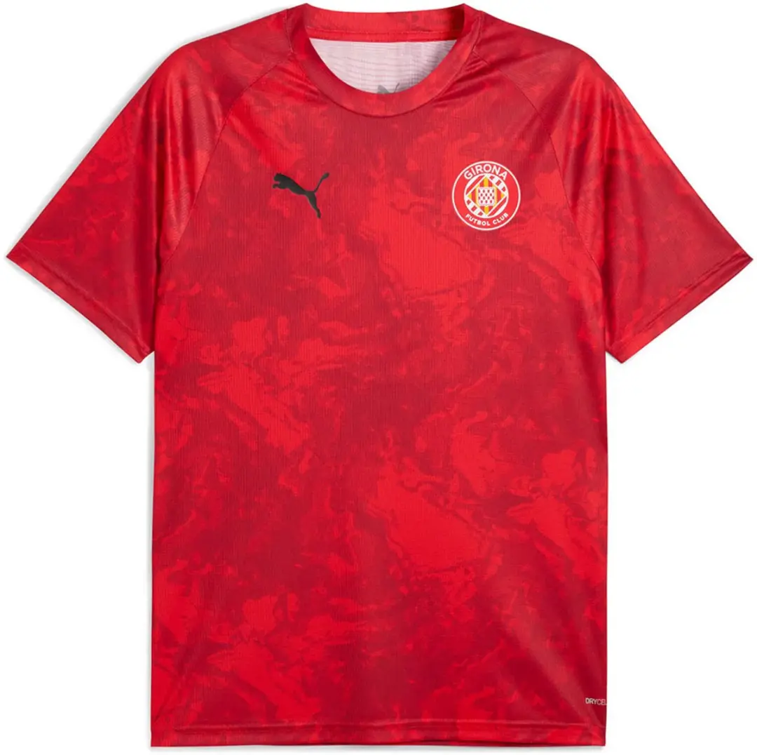 Puma Girona Fc 25/26 Voor De Wedstrijd T-shirt Met Korte Mouwen Rood L Man