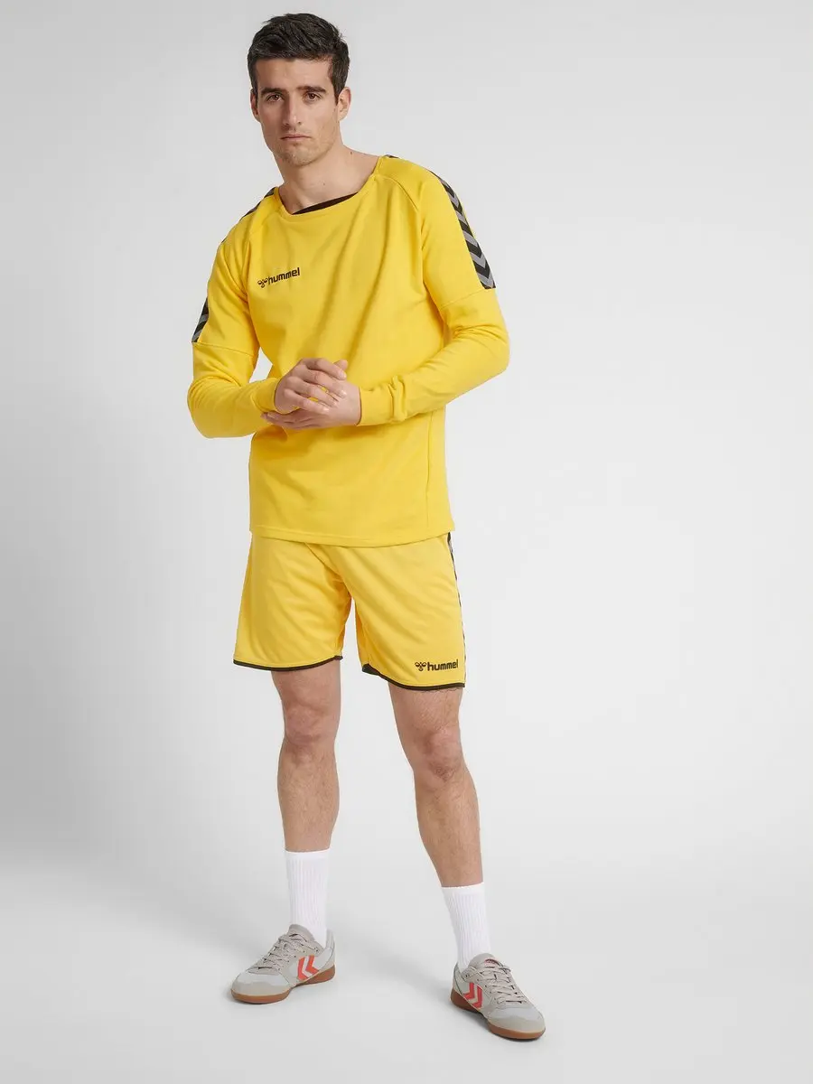 Hummel hmlAUTHENTIC Training Sweatshirt - Sports Yellow - afbeelding 5 van 6