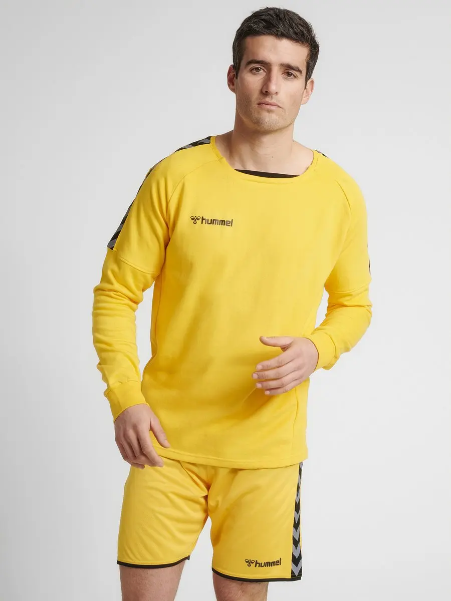 Hummel hmlAUTHENTIC Training Sweatshirt - Sports Yellow - afbeelding 4 van 6