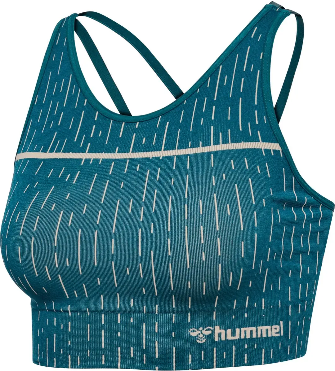 Hummel MT Drops Naadloze Sportbeha - XS - Stargazer/Silver Lining - afbeelding 2 van 6