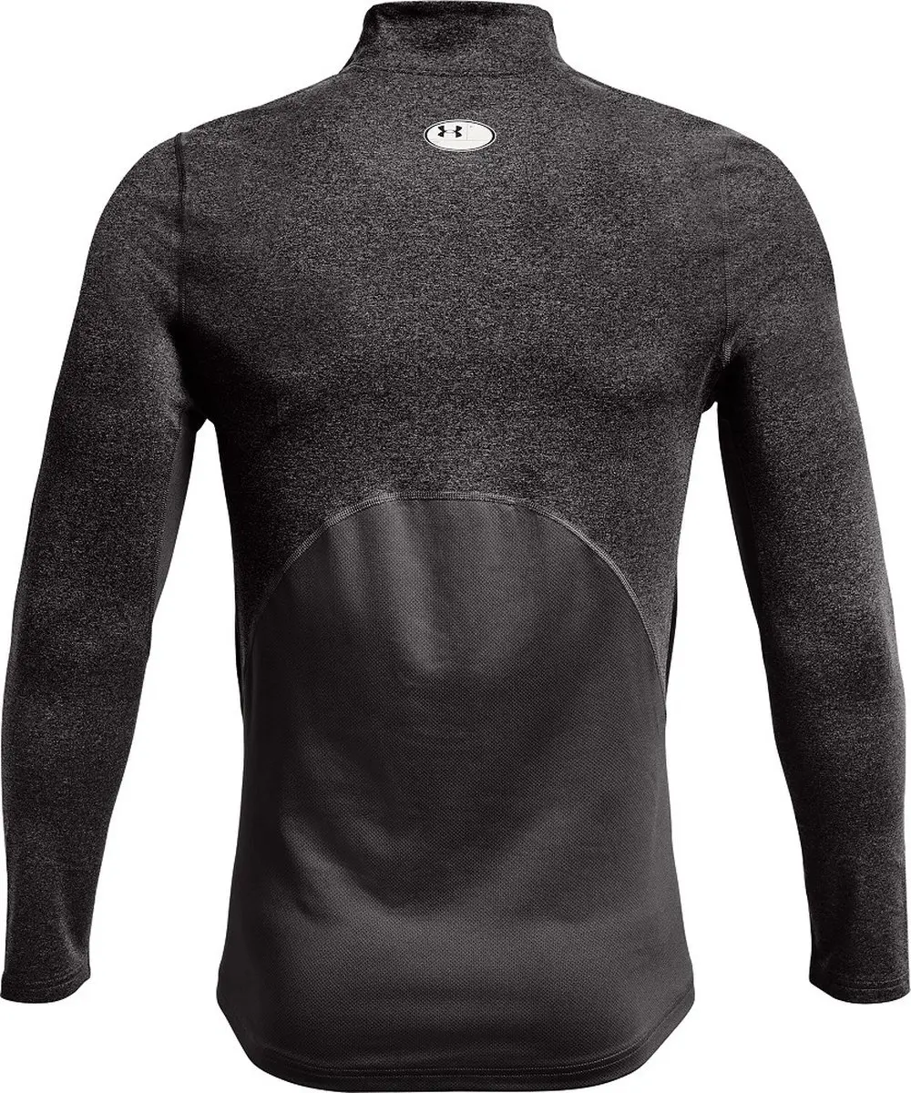Under Armour CG Armour Fitted Mock-Charcoal Light Heather / / Zwart