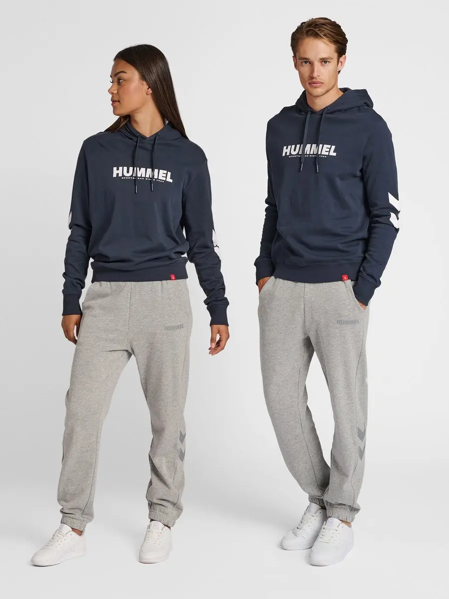 Hummel Legacy Logo Hoodie - Blauw - afbeelding 5 van 6
