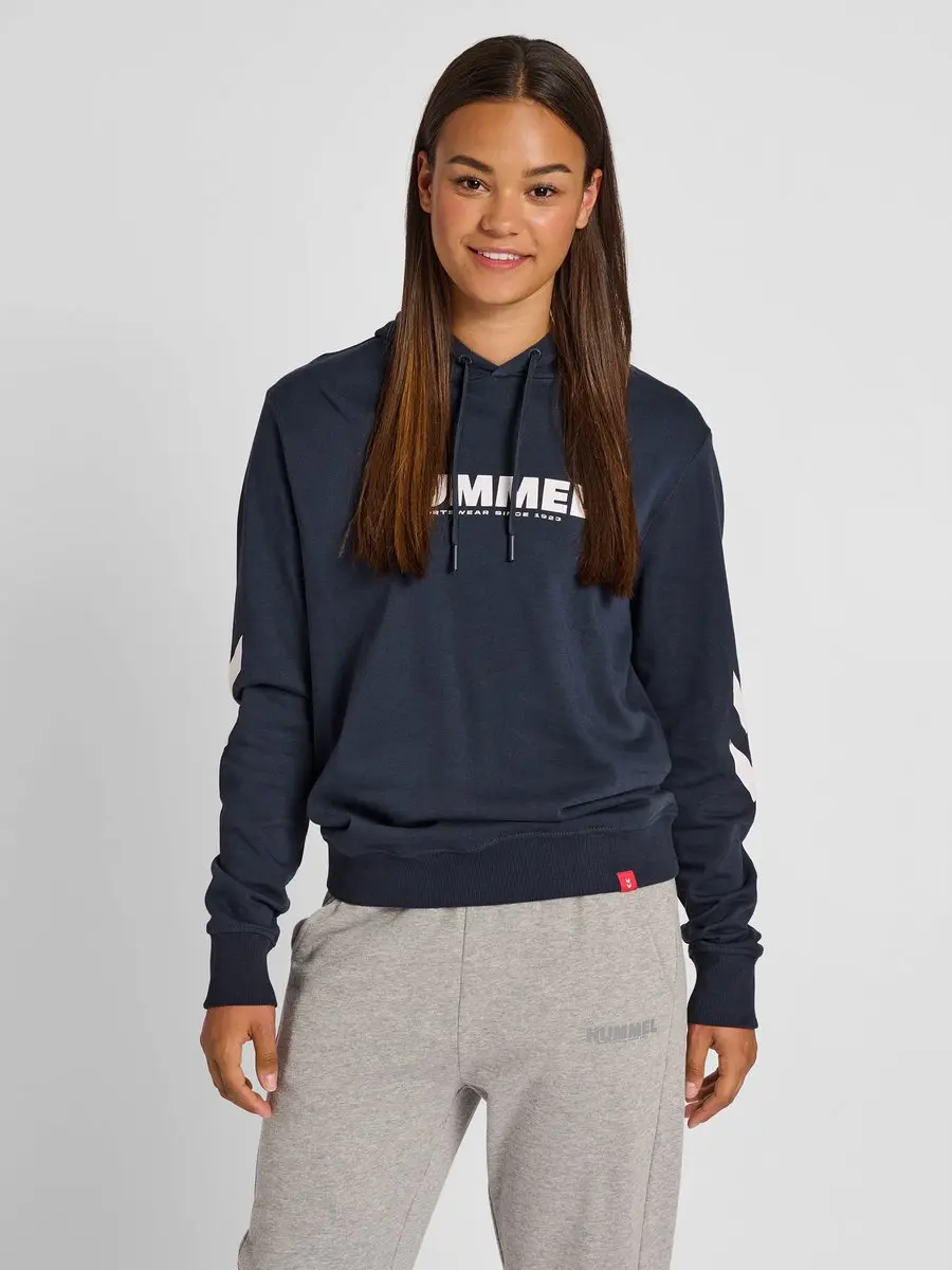 Hummel Legacy Logo Hoodie - Blauw - afbeelding 6 van 6