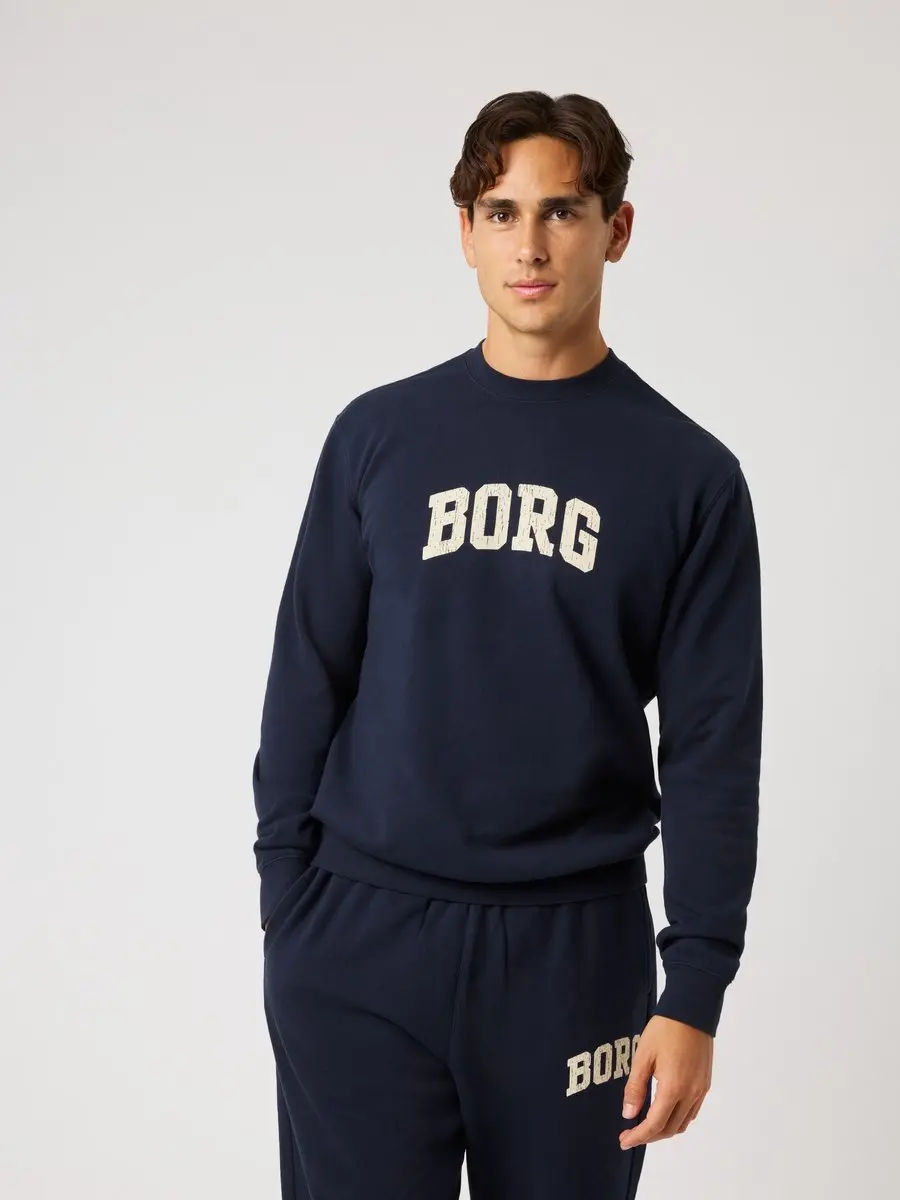 Björn Borg Classic Print Sweater Heren Trui Met Lange Mouwen Mannen Heren