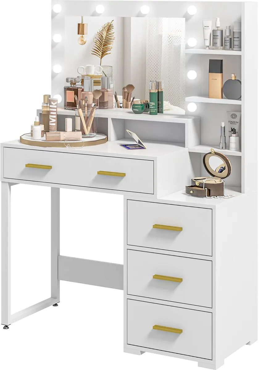 HOMCOM-kaptafel-MDF-100x40x138cm-Wit