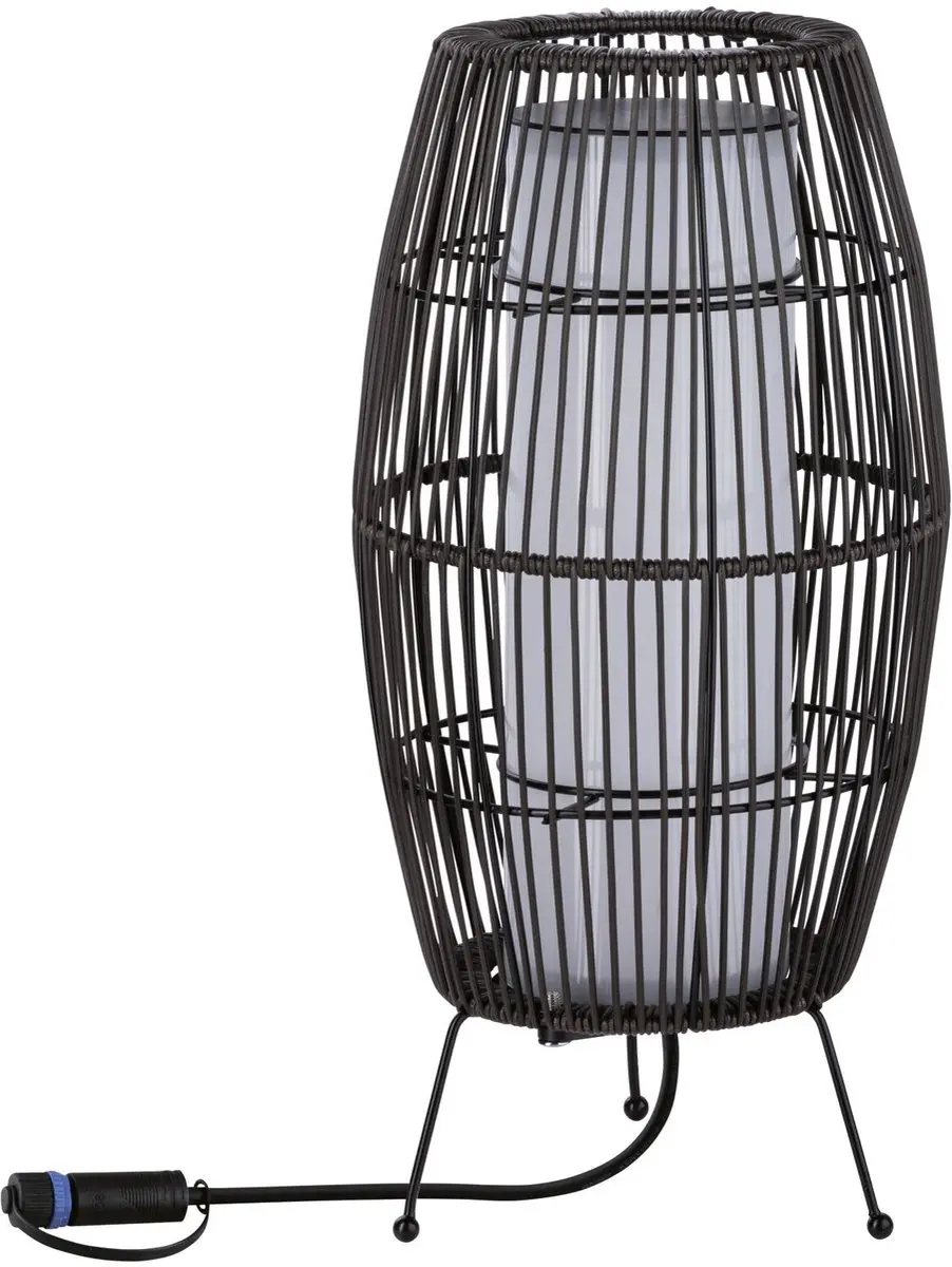 Paulmann Plug & Shine Mand LED Lamp RGBW ZigBee 40cm - Zwart - afbeelding 2 van 6