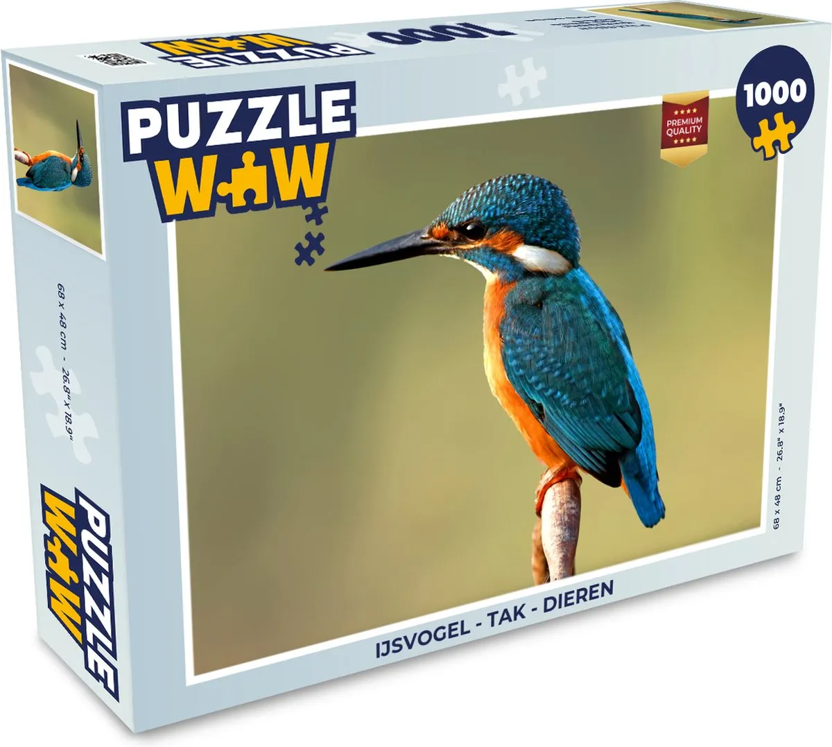 PuzzleWow IJsvogel Tak Legpuzzel 1000 Stuks