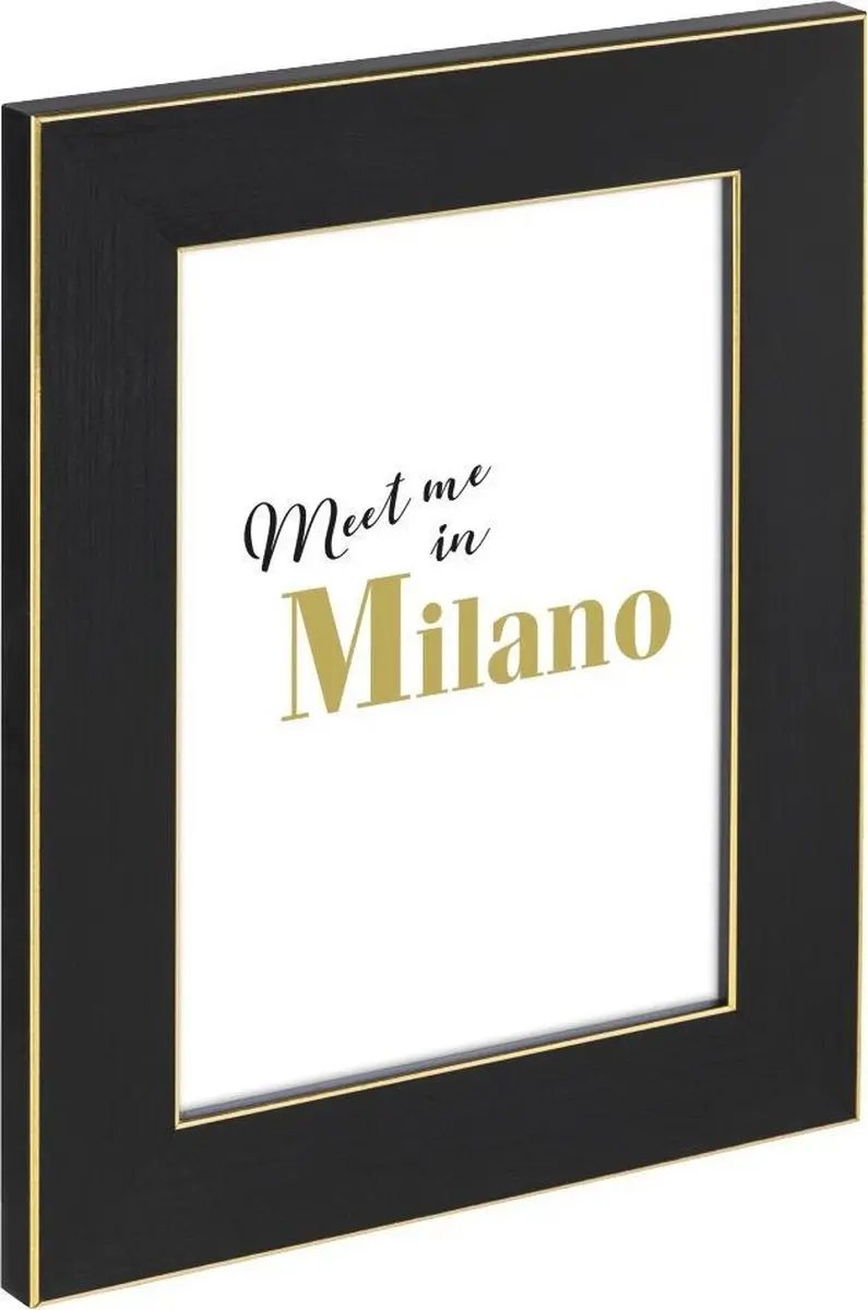 Hama Milano Fotolijst 18x13cm - Zwart - afbeelding 2 van 5