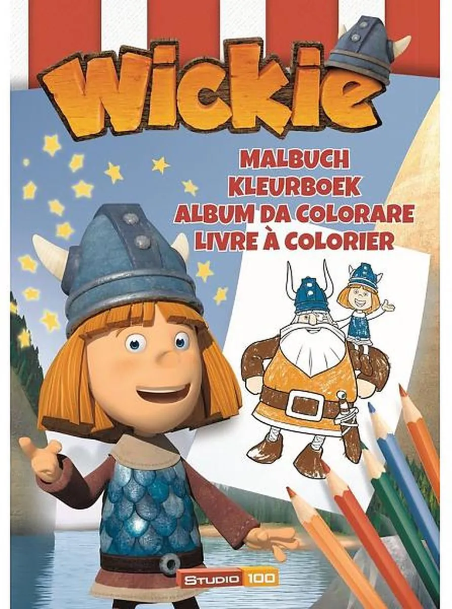 Studio 100 Wickie Kleurboek A4