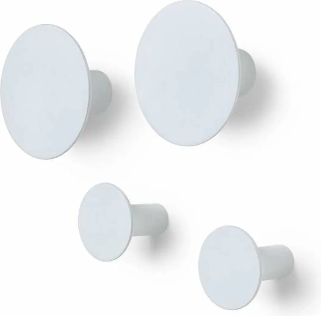 Blomus PONTO wandhaken lichtgrijs (set/4)