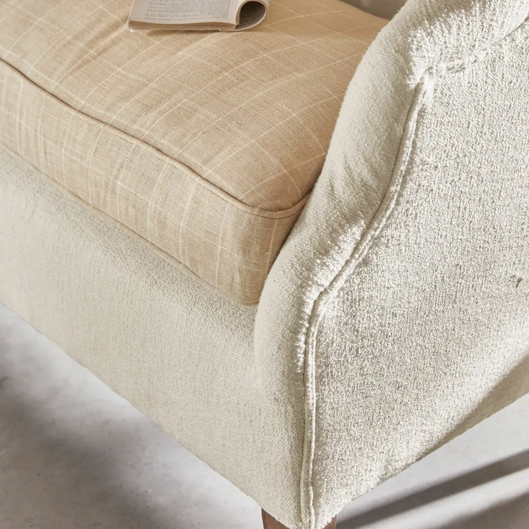 Loberon Bank Ombra 4-zits - Crème/Beige - afbeelding 6 van 6