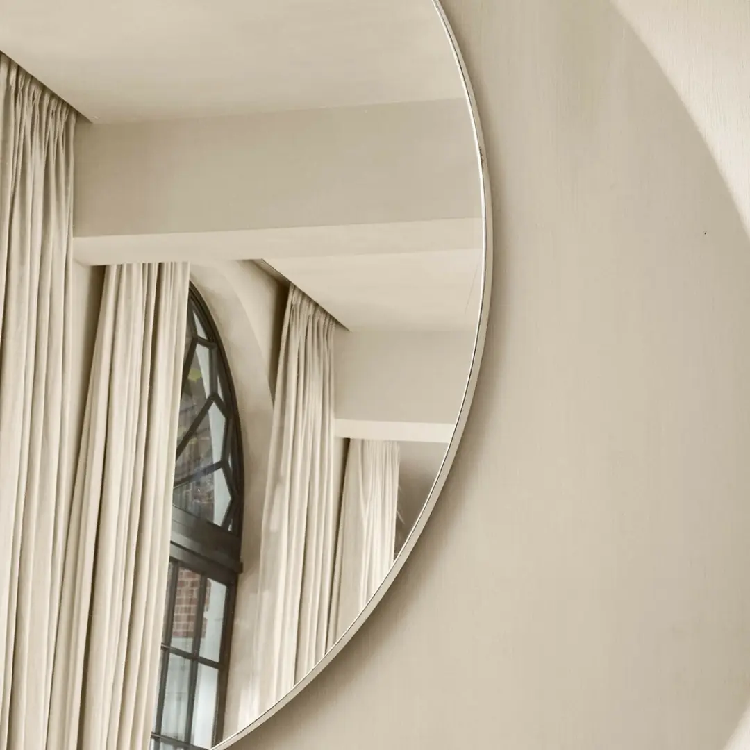 Loberon Spiegel Roulène 150cm - Antiekcrème - afbeelding 3 van 4