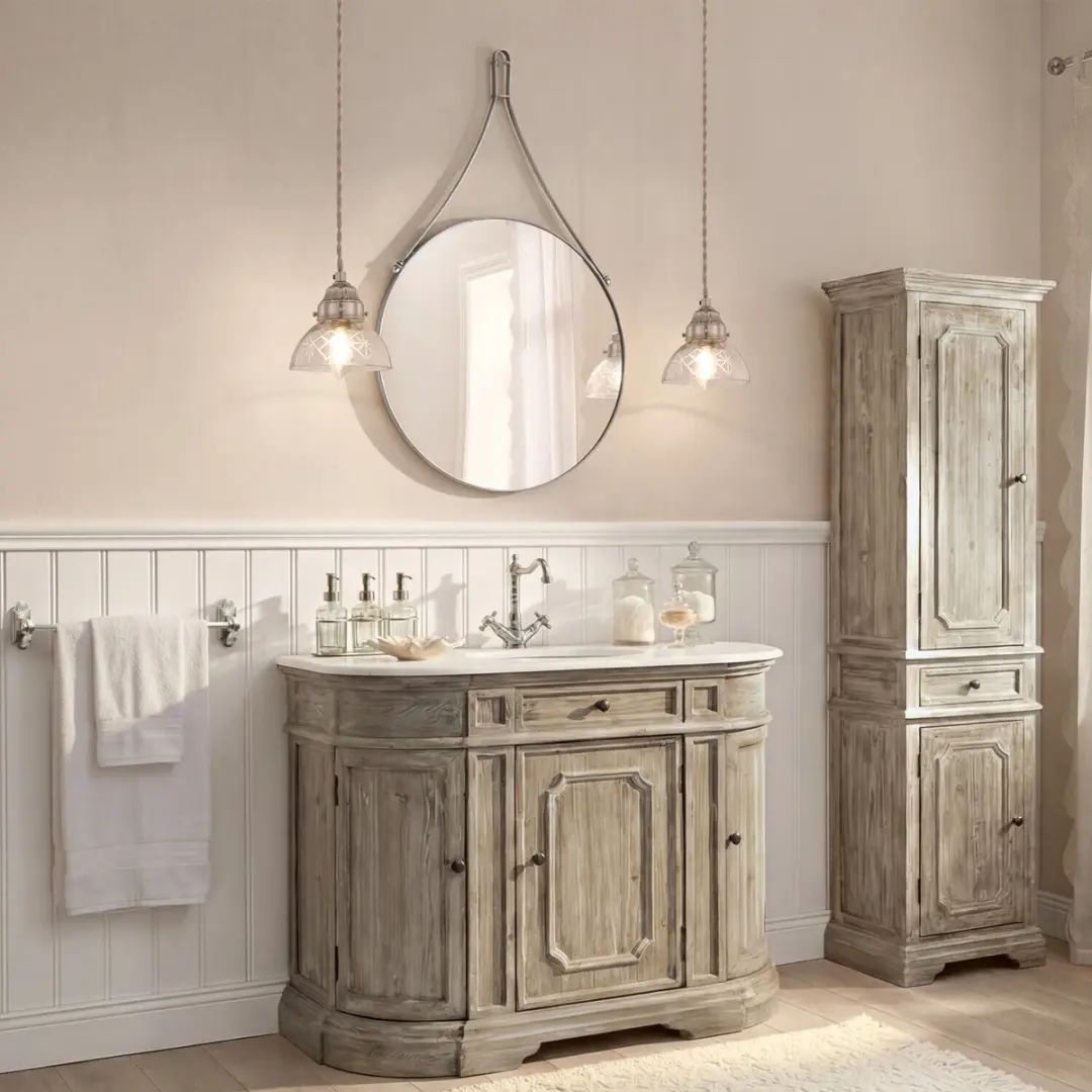 Loberon Spiegel Célivaux 61cm - Zilverkleurig - afbeelding 3 van 6