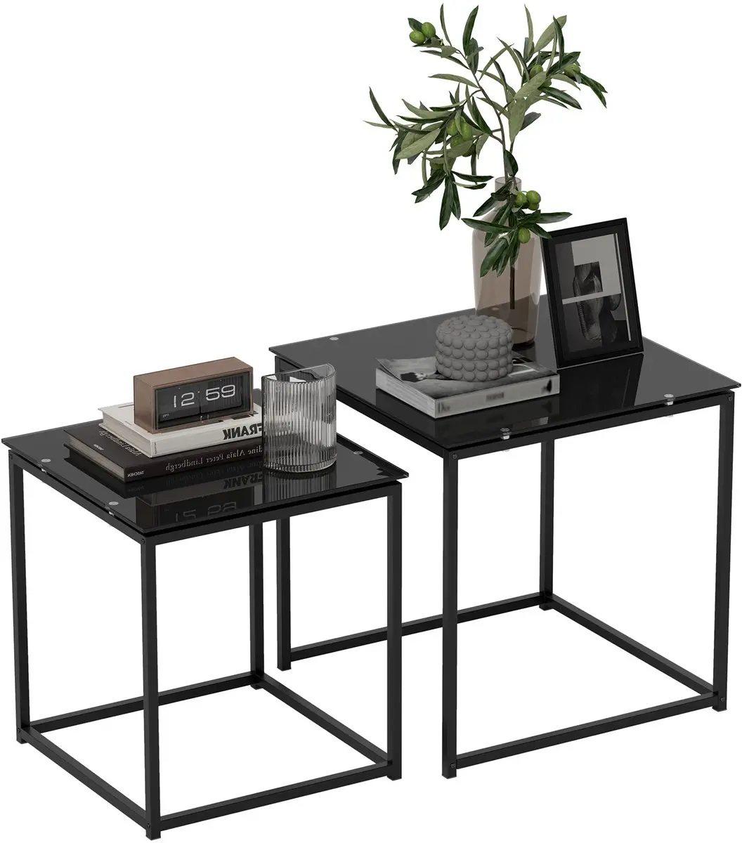 HOMCOM bijzettafel set