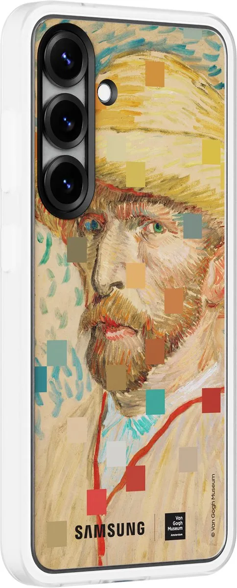 Samsung Galaxy S25 Flipsuit Cardhoesje - Portrait Van Gogh - Beige