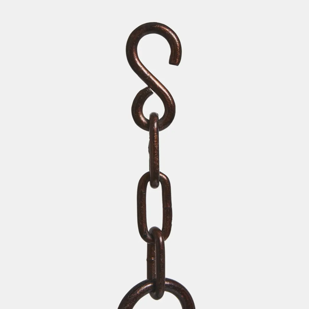 Loberon Elorwen Hangwindlicht - 14.5cm Antiekbrons - afbeelding 2 van 4