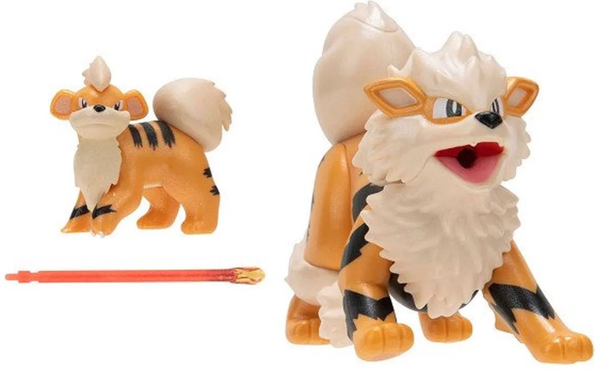 Pokémon Evolution Multi Set Growlithe Arcanine 38193 - Oranje